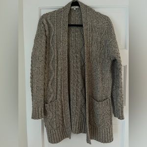 Madewell cable knit cardigan